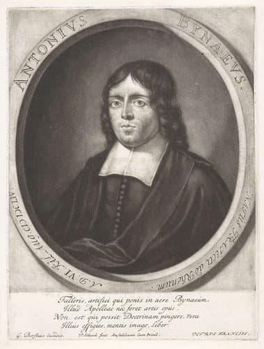Portret van de predikant Anton Bynaeus by Pieter Schenk (I)