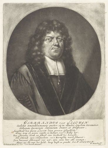 Portret van Gerbrand van Leeuwen by Pieter Schenk (I)