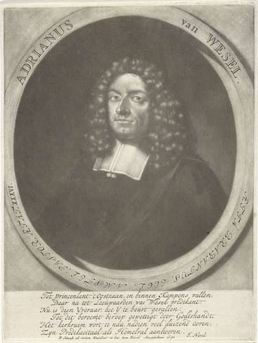 Portret van Adriaan Wesel by Pieter Schenk (I)