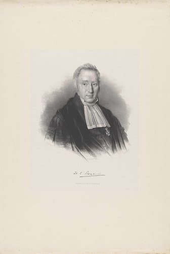 Portret van theoloog Herman Johan Royaards by Carel Frederik Curtenius Bentinck