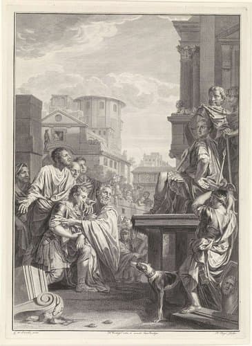 Tafereelen, (...) in de raadkamer van den hove van justitie van Holland, Zeeland, en Westvriesland (...) by Pieter Tanjé