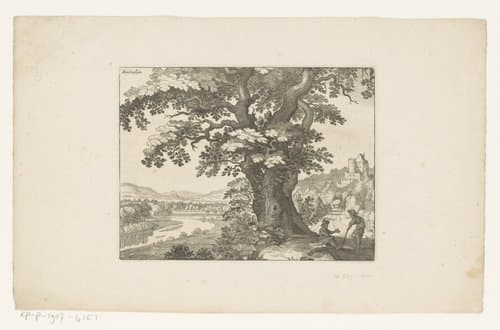 Zes landschappen naar Matthäus Merian I