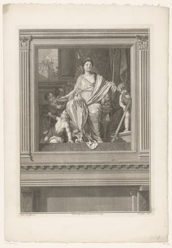 Les tableaux qui se trouvent à la Haye dans la Chambre du Conseil de Justice de la Cour