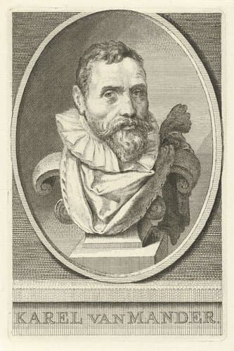 Portret van Karel van Mander by Jan l'Admiral