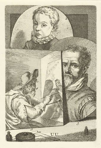 Portretten van Joachim Wtewael, Zacharias Dolendo en Hendrik de Keyser I