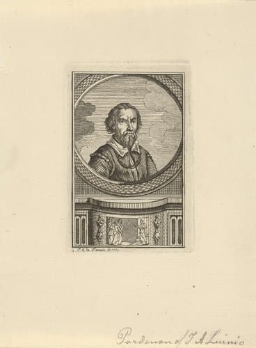Portret van Pordenone by Isaac Lodewijk la Fargue van Nieuwland
