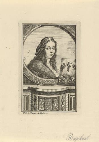 Portret van Rafaël by Isaac Lodewijk la Fargue van Nieuwland