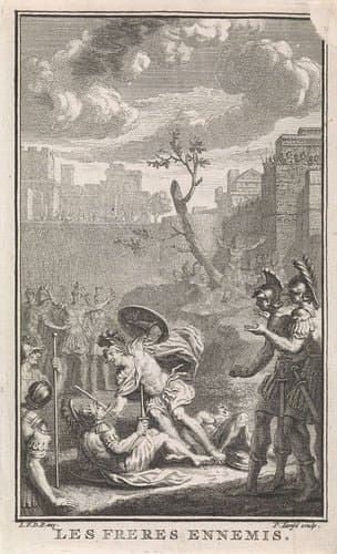 Gevecht tussen Eteocles en Polynices by Pieter Tanjé