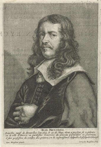 Portret van Joannes Meyssens by Cornelis Meyssens