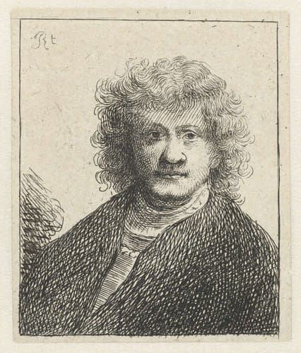 Zelfportret met brede neus
