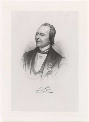 Portret van de kunstenaar Louis Royer by Edouard Taurel