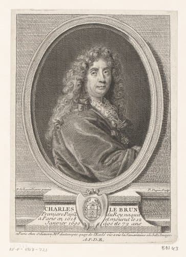 Portret van Charles Le Brun