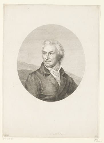 Portret van Martin von Molitor by Adam von Bartsch