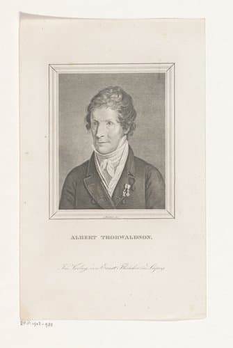 Portret van Bertel Thorvaldsen
