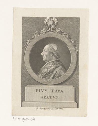 Portret van Pius VI