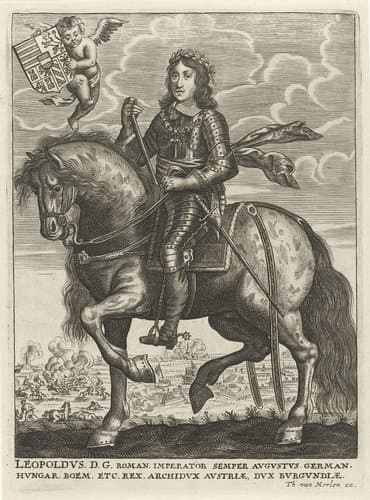 Portret van Leopold I by Theodor van Merlen (II)