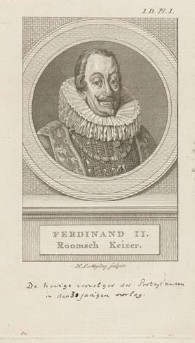 Portret van Duits keizer Ferdinand II