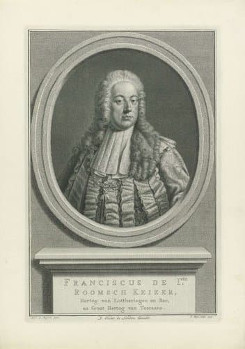 Portret van Duits keizer Frans I Stephanus by Pieter Tanjé