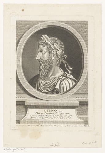 Portret van keizer Otto I