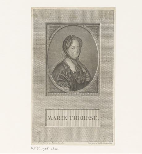 Portret van keizerin Maria Theresia