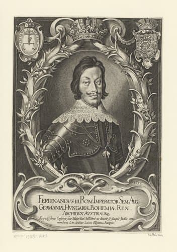 Portret van keizer Ferdinand III by Lucas Kilian