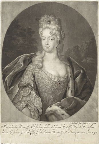 Portret van Elisabeth Christina by Pieter Schenk (I)