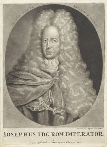 Portret van keizer Jozef I by Pieter Schenk (I)