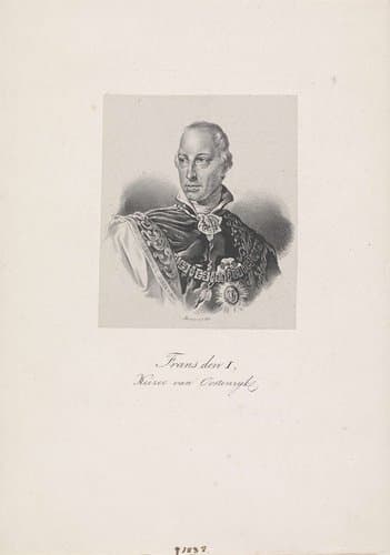 Portret van Frans I, keizer van Oostenrijk