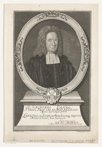 Portret van Joachim Lange