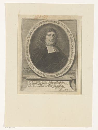 Portret van Franz Julius Lütkens by Georg Paul Busch