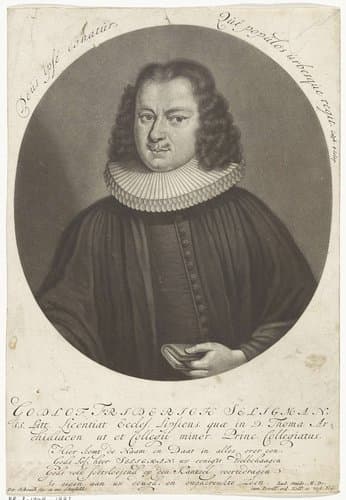 Portret van de predikant Gottlob Friedrich Seligmann by Pieter Schenk (I)