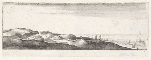 Kleine zeegezichten by Wenceslaus Hollar