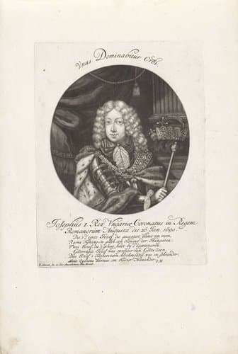Vorstenportretten en hun familiewapens by Pieter Schenk (I)
