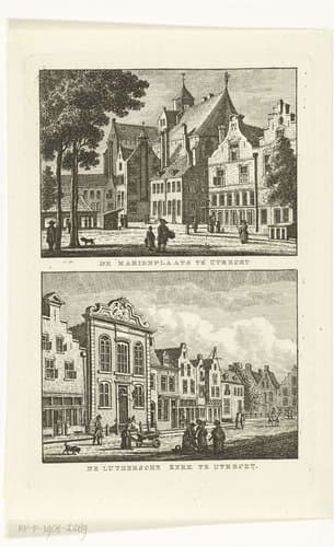 De Luthersche kerk te Utrecht by Carel Frederik Bendorp (I)