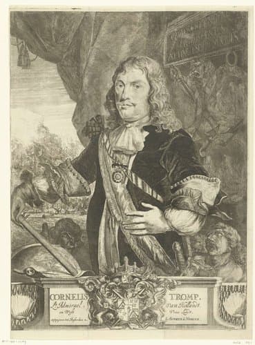 Portret van Cornelis Tromp by Romeyn de Hooghe