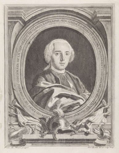 Portret van Louis Leonard Tschudi by Antonio Baldi