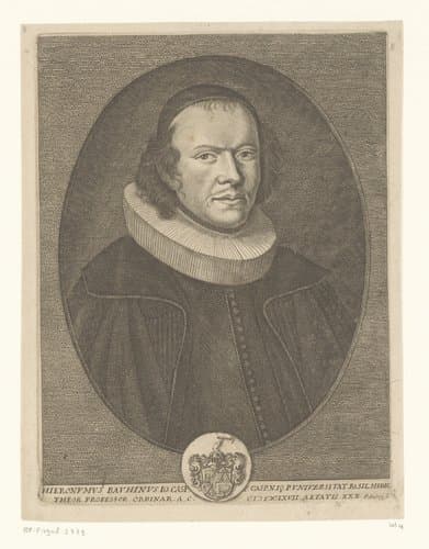 Hieronymus Bauhinus by Peter Aubry (III)