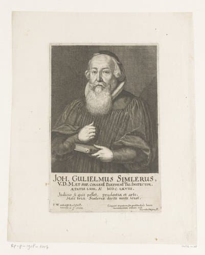 Portretten van priesters van Zürich by Conrad Meyer