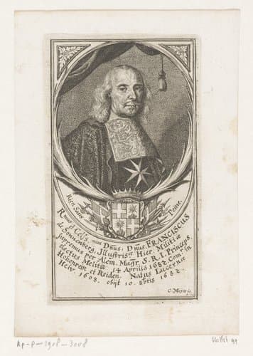 Portret van Franciscus de Sonnenberg by Conrad Meyer