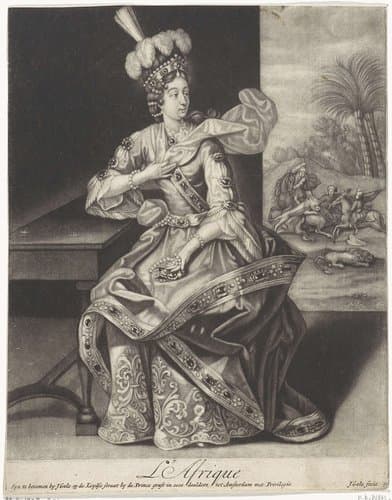 Personificatie van Afrika by Jacob Gole