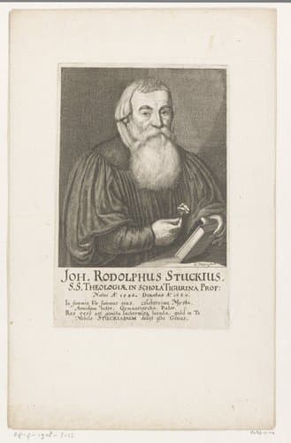 Portretten van priesters van Zürich by Conrad Meyer