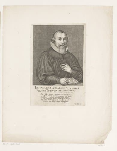 Portretten van priesters van Zürich by Conrad Meyer