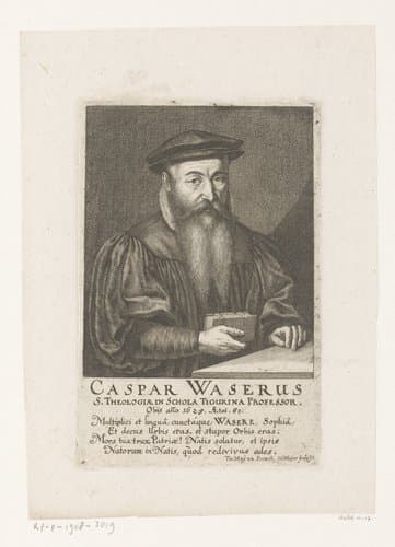 Portretten van priesters van Zürich by Conrad Meyer