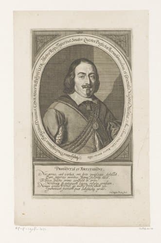 Portretten van burgemeesters van Zürich by Conrad Meyer