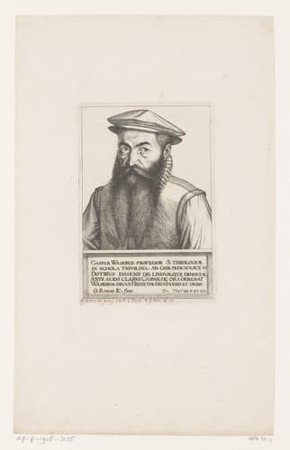 Portret van Caspar Waser