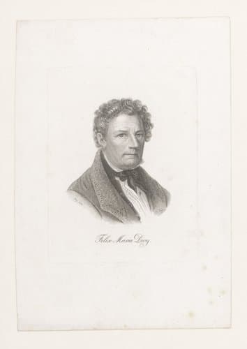 Portret van Felix Maria Diog by Heinrich Meyer