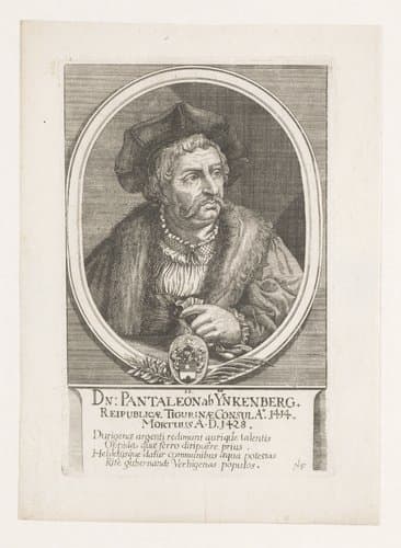 Portret van Pantaleon ab Inkenberg by Johannes Meyer (II)