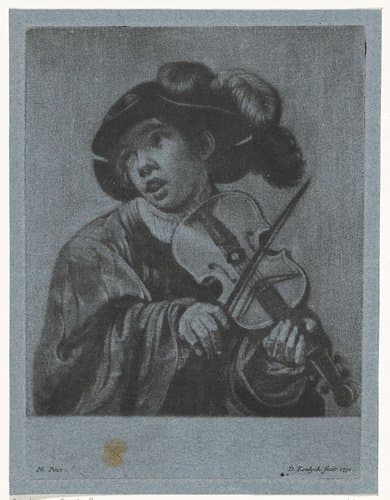 Vioolspeler by Dirk Koedijck