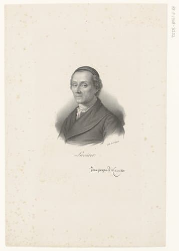 Portret van Gaspard Lavater by anonymous; Zéphirin Félix Jean Marius Belliard; veuve Delpech (Naudet)