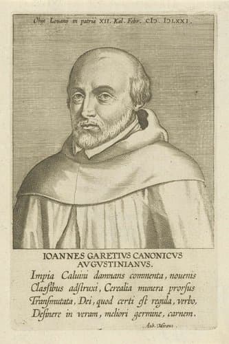 Ioannes Garetivs Canonicvs Avgvstinianvs by Philips Galle